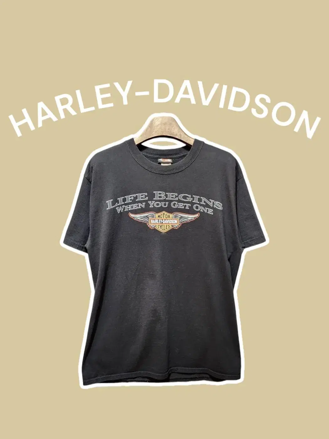 [M] HARLEY-DAVIDSON 할리데이비슨 대한민국 반팔티